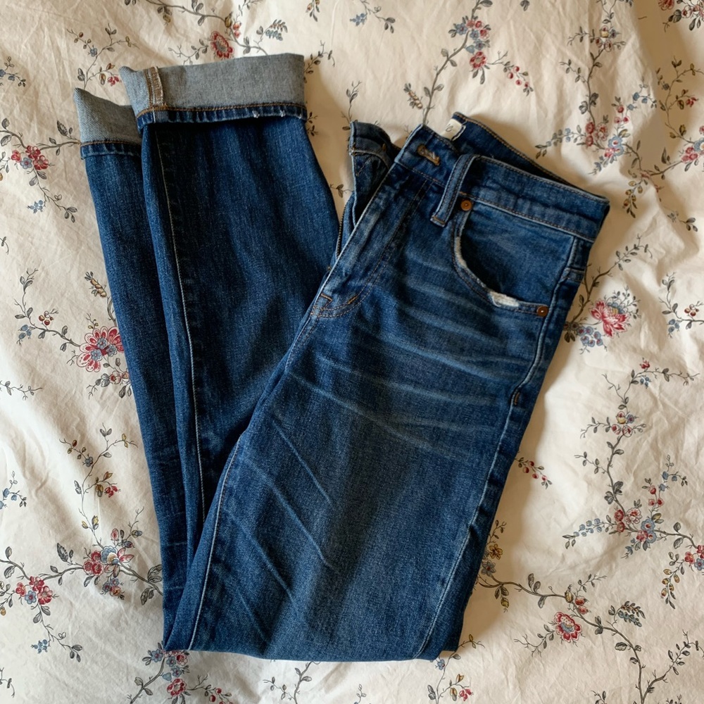 Madewell high rise slim boyjean size 25